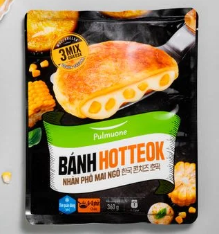Bánh HOTTEOK Nhân Phô Mai Ngô ( 360Gr ) - Pulmuone ( Thùng 20 Gói )