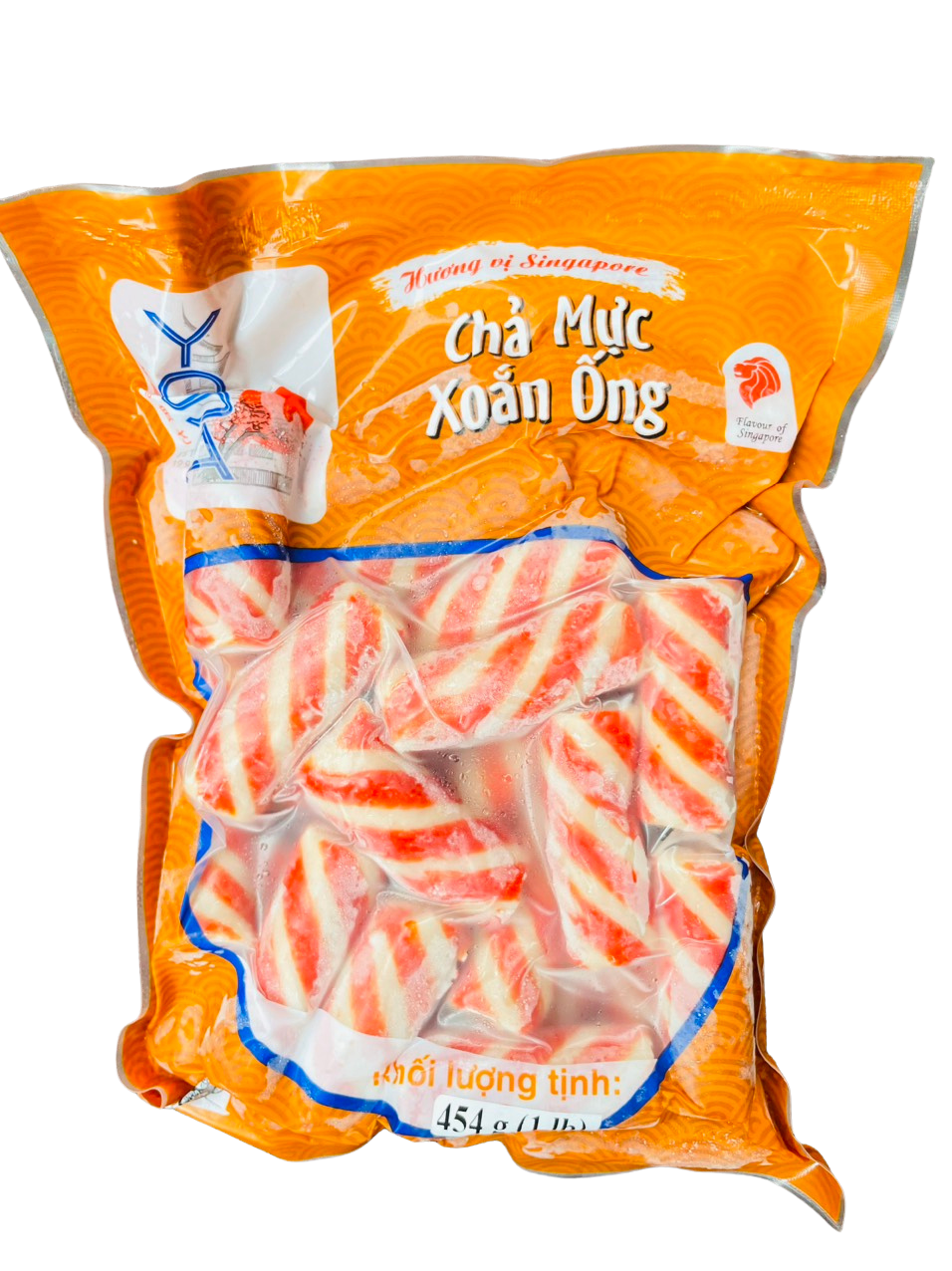 Chả Mực Xoắn Ống 454g Yosa